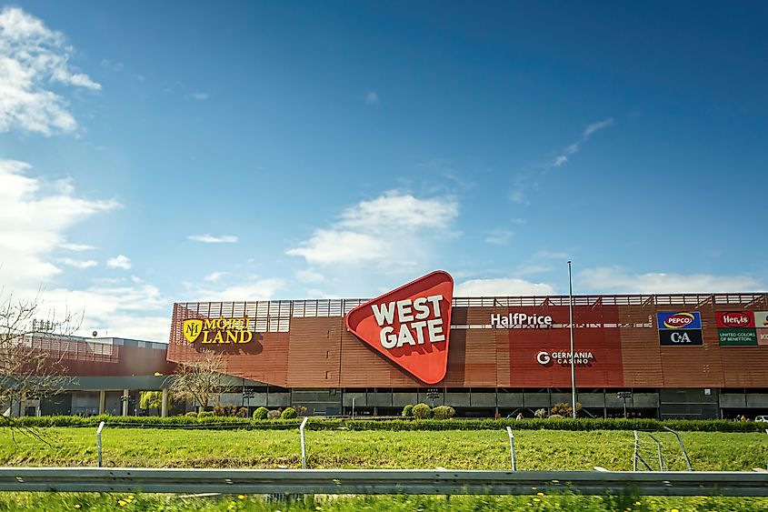 Westgate Shopping City near Zagreb. Editorial credit: Annabell Gsoedl / Shutterstock.com