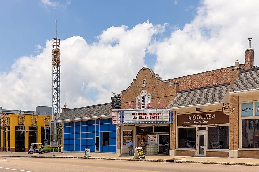 Stax and Satellite Record Shop on E McLemore Street, Memphis, Tennessee