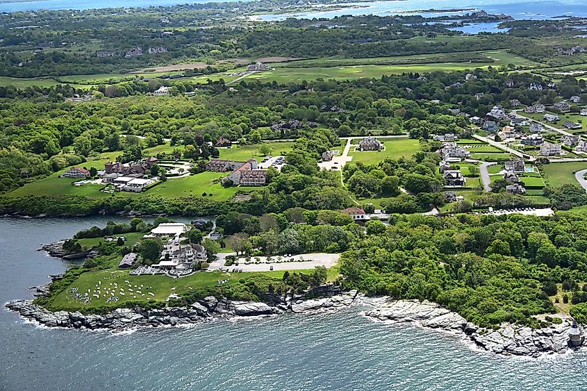 Aerial View of Castle Hill