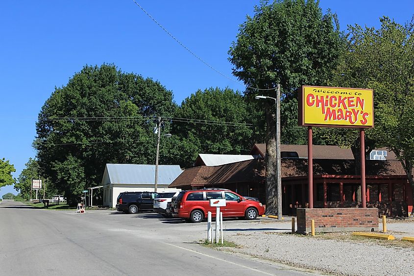 Chicken Mary's, a famous local chicken restaurant in the suburb of Pittsburg, Kansas.