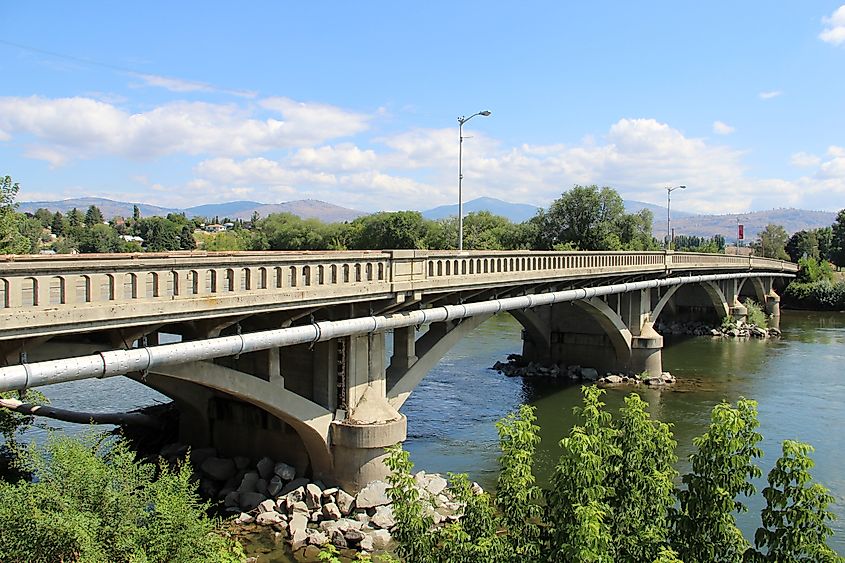 Central Avenue Bridge in Omak, Washington
