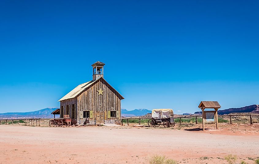 An old ranch in Moab, Utah.