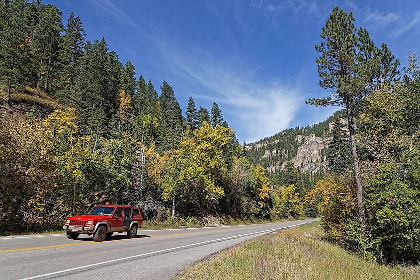 Stunning nature near Spearfish, South Dakota