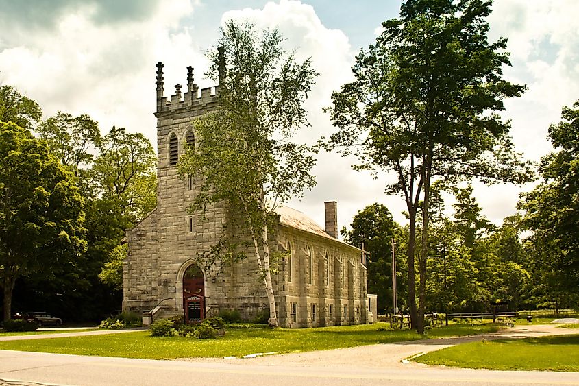 A church in Dorset, Vermont.