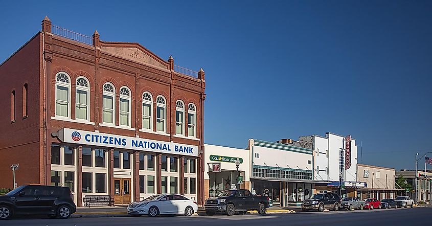 Downtown Taylor, Texas. Wikimedia Commons. 