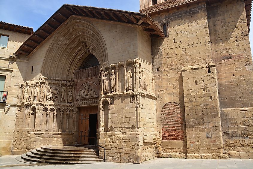 Church of San Bartolomé in Logroño, Spain.