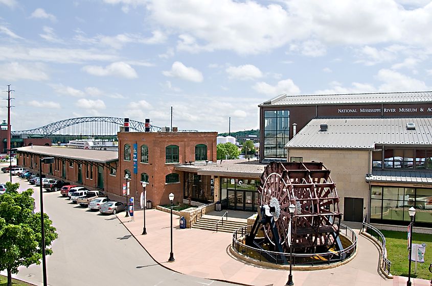 The National Mississippi River Museum and Aquarium in Dubuque, Iowa.