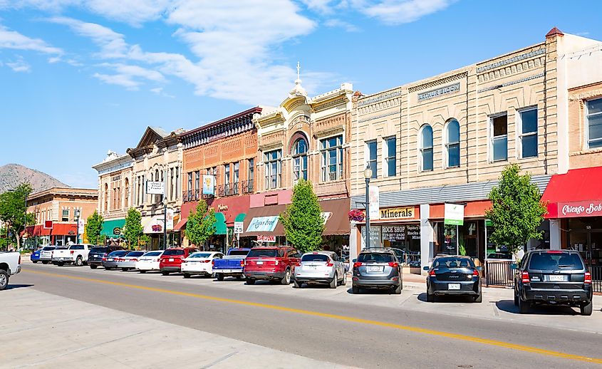 Historic downtown Canon City, Colorado, USA.