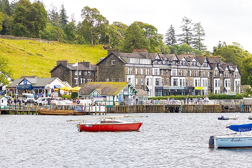 Ambleside Pier in Ambleside, the UK