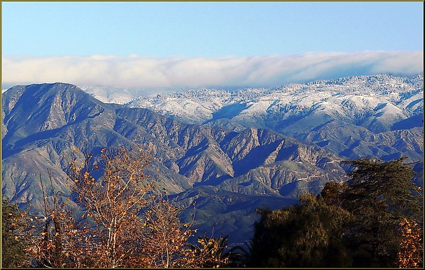 View from the Rim of the World in Carolina Park, California.