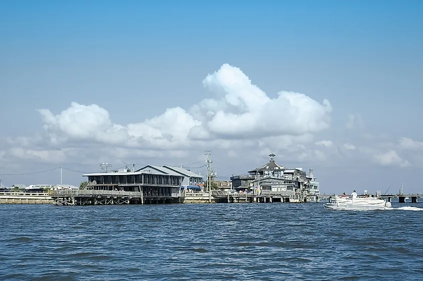Working waterfront at Cedar Key, Florida