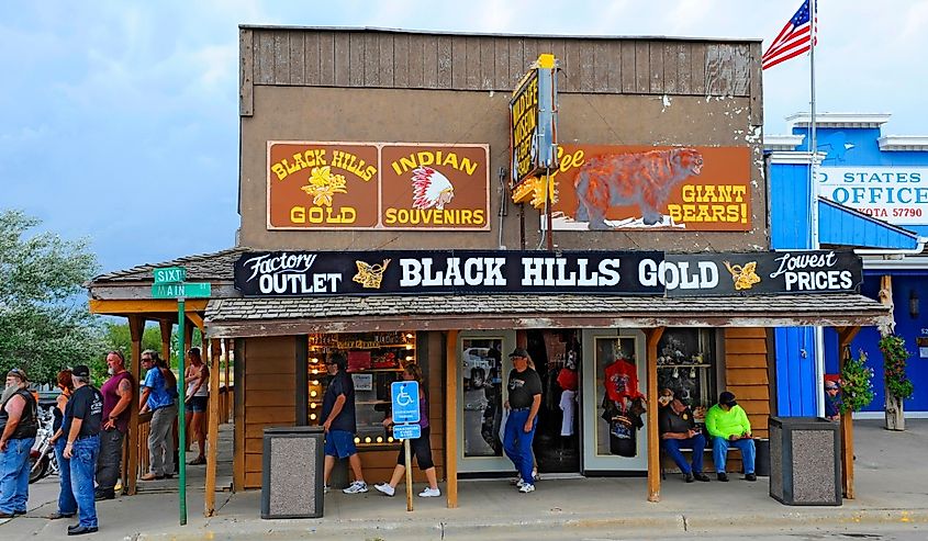 Black Hills Gold is at Wall Drug Store in Wall, South Dakota.