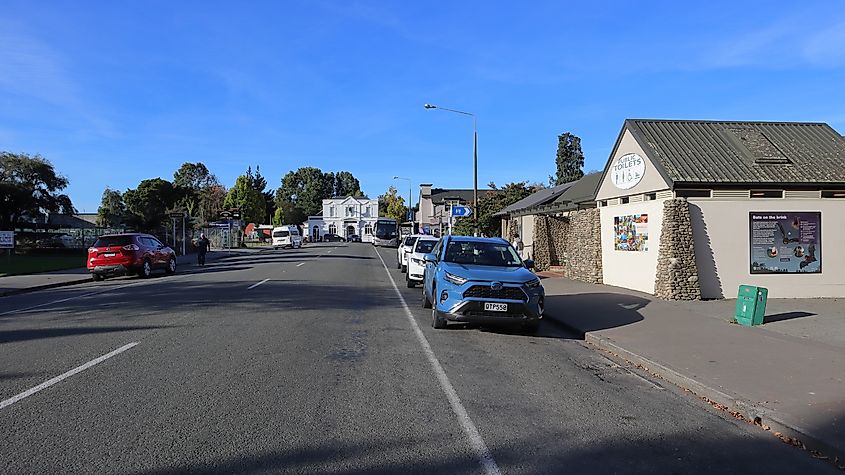 Cox Street in Geraldine, New Zealand