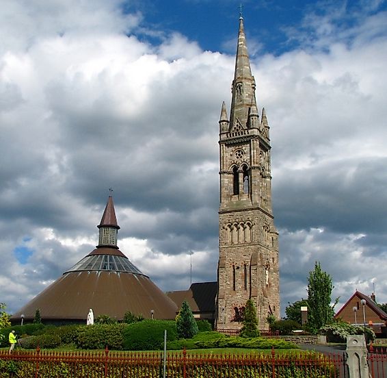 St Colmcille's Roman Catholic church in Holywood, County Down, Northern Ireland.