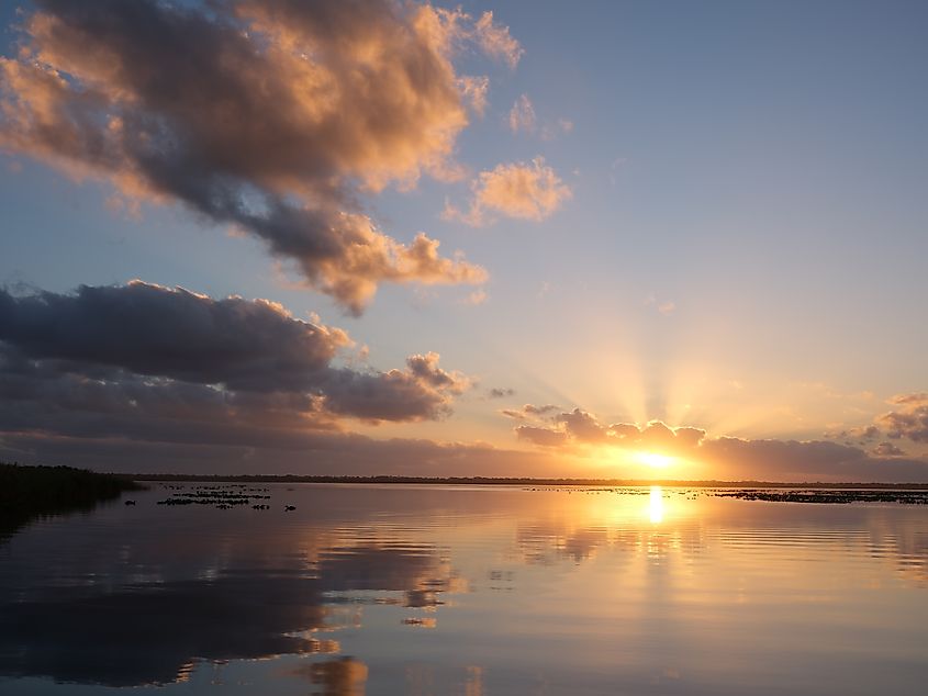 Sunrise on Lake Washington, Melbourne, Florida