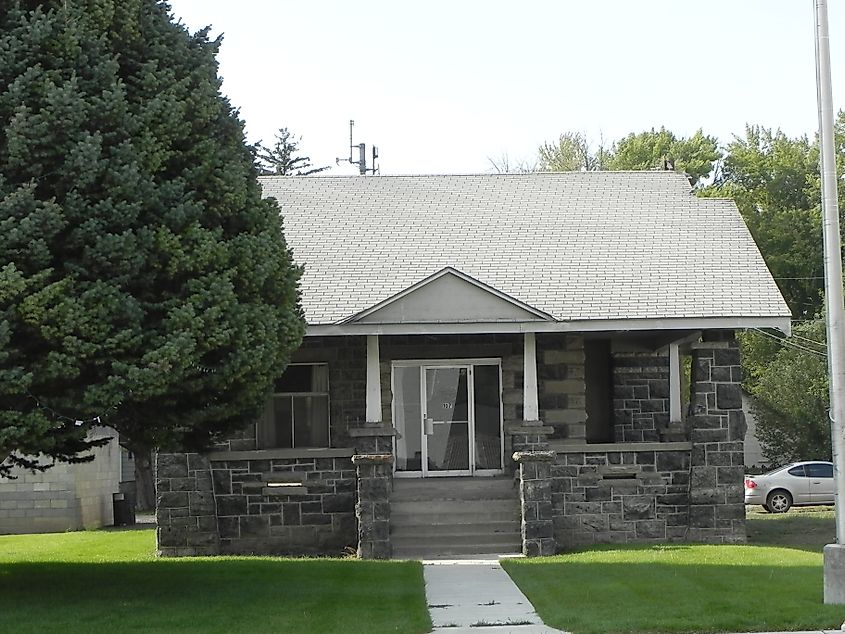 American Legion Hall in Shoshone, Idaho.