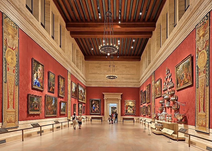 Inside the Museum Of Fine Arts, Boston, Massachusetts