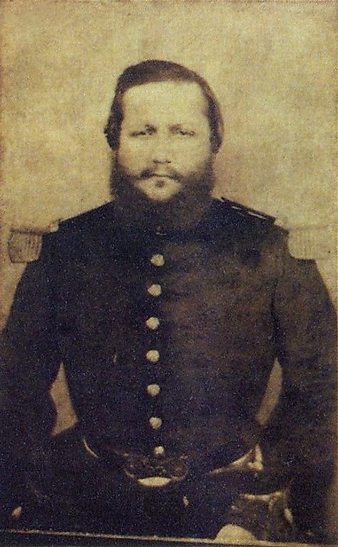 The last known picture of Solano López, taken by photographer Domenico Parodi, c. 1870.