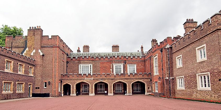 St James Palace in Pall Mall