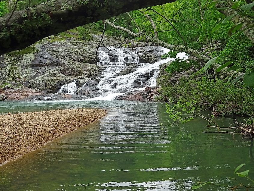 The Rocky Falls in Missouri.