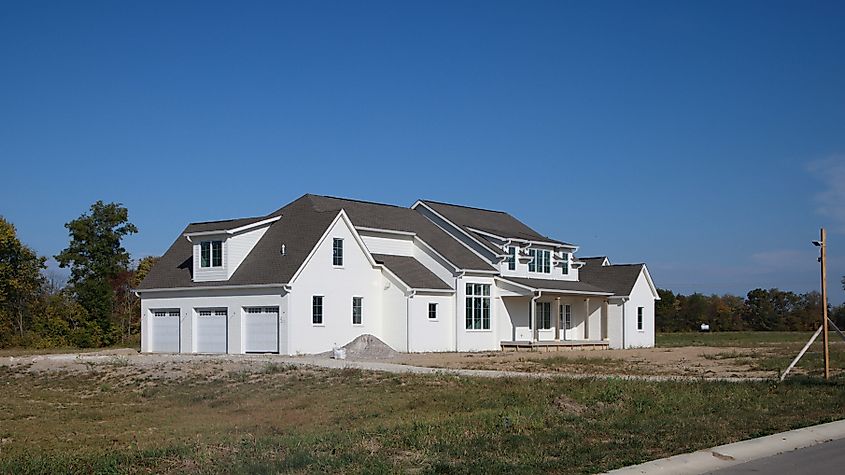 New home in New Palestine, Indiana
