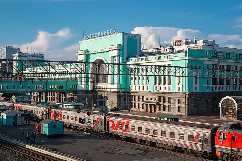 Novosibirsk Railway Station. 