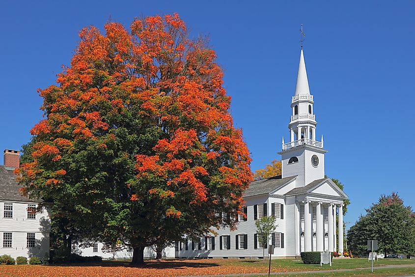 First Congregational Church in Litchfield, Connecticut.