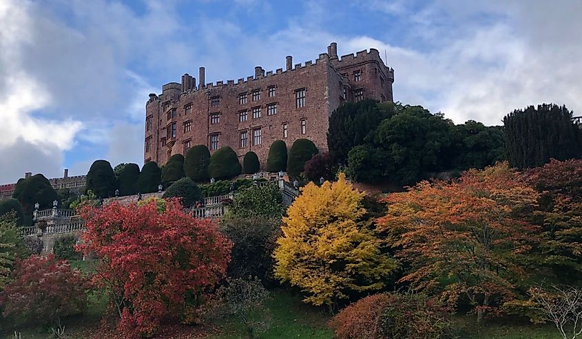 Powis Castle, Garden View, Welshpool, Wales, United Kingdom