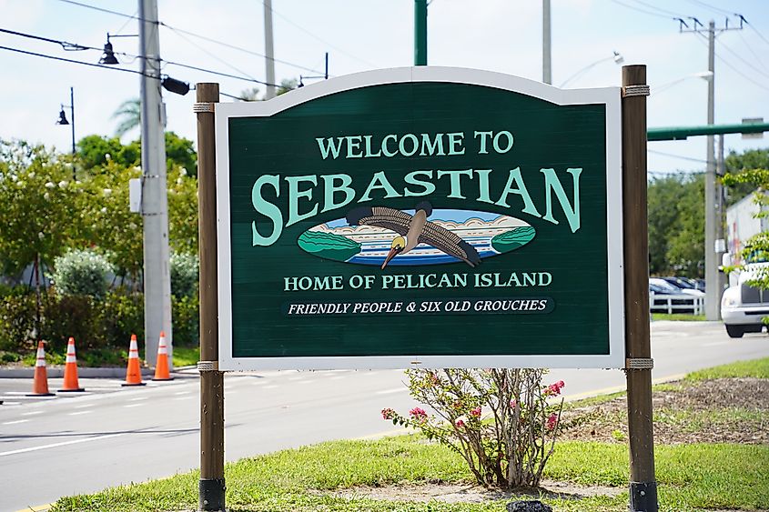 Welcome to Sebastian sign.
