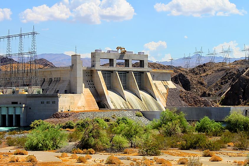 Davis Dam near Bullhead City