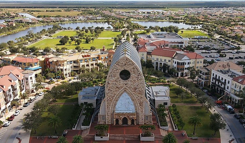 Aerial View of Ave Maria, Florida