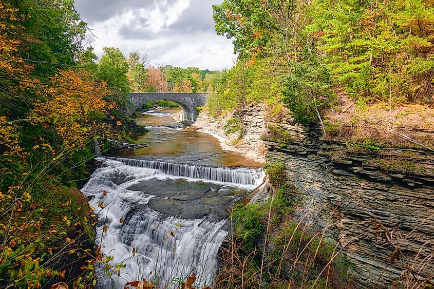 Upper Taughannock Falls in Taughannock Falls State Park