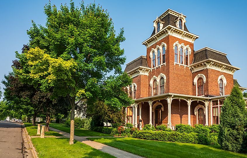 A beautiful historical mansion in Red Wing, Minnesota.