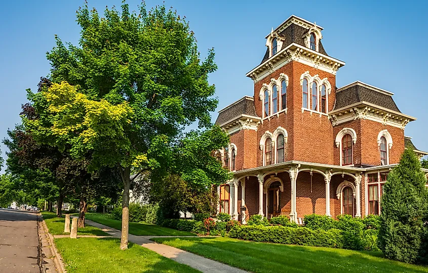 A beautiful historical mansion in Red Wing, Minnesota