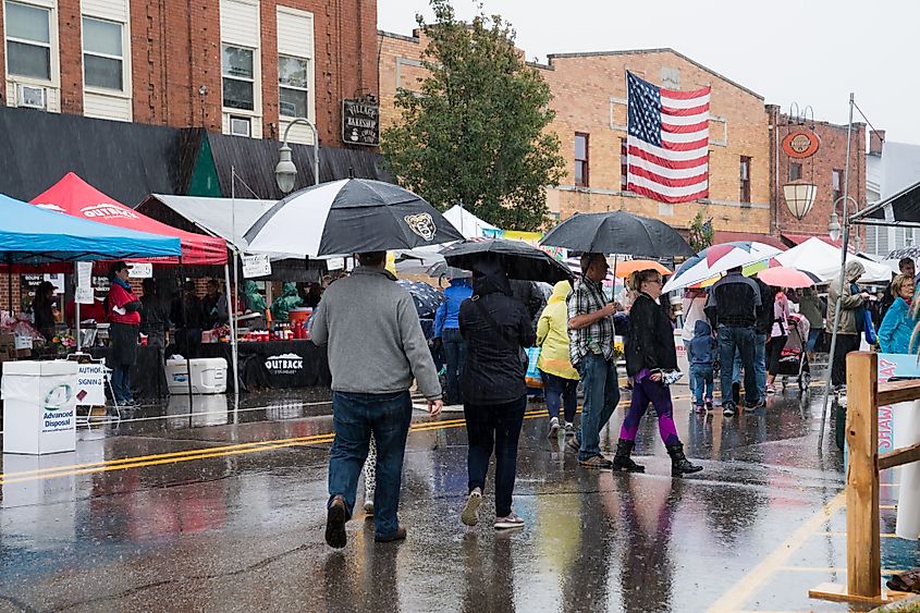 A quaint event in Clarkston, Michigan.