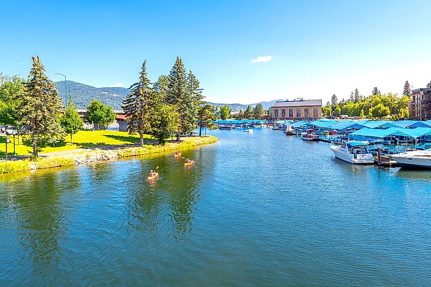 Lake Pend Oreille in Sandpoint, Idaho.