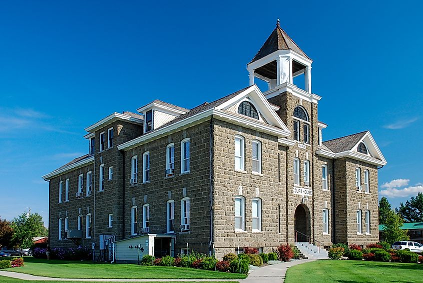 Wallowa County Courthouse in Enterprise, Oregon.