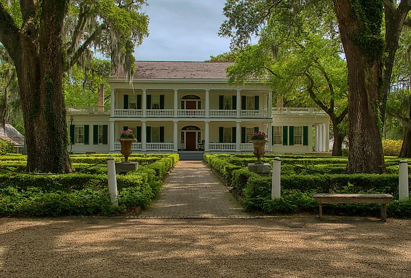 Rosedown Plantation in St Francisville, Louisiana