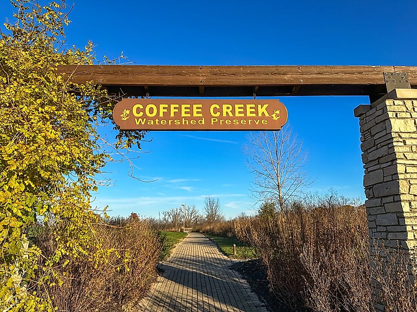 The Coffee Creek Preserve in Chesterton, Indiana.