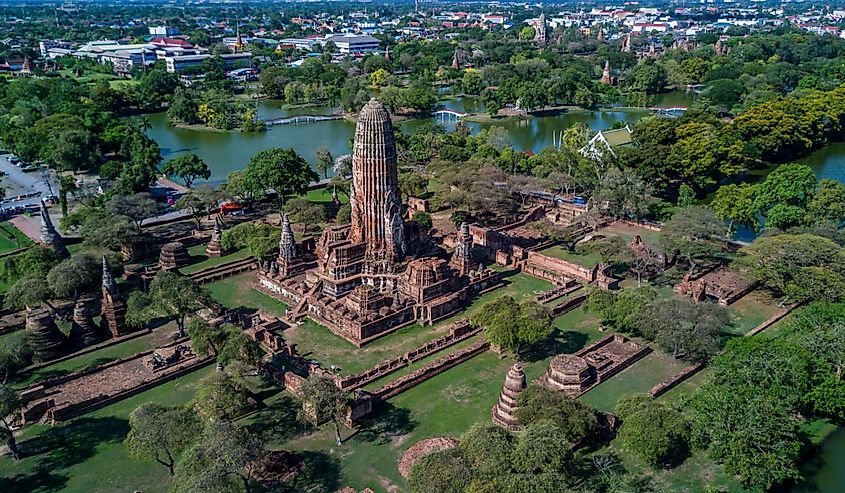 Ayutthaya Historical Park, Phra Nakhon Si Ayutthaya, Ayutthaya, Thailand