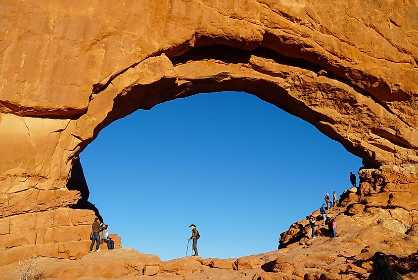 North Arch in Arches National park 