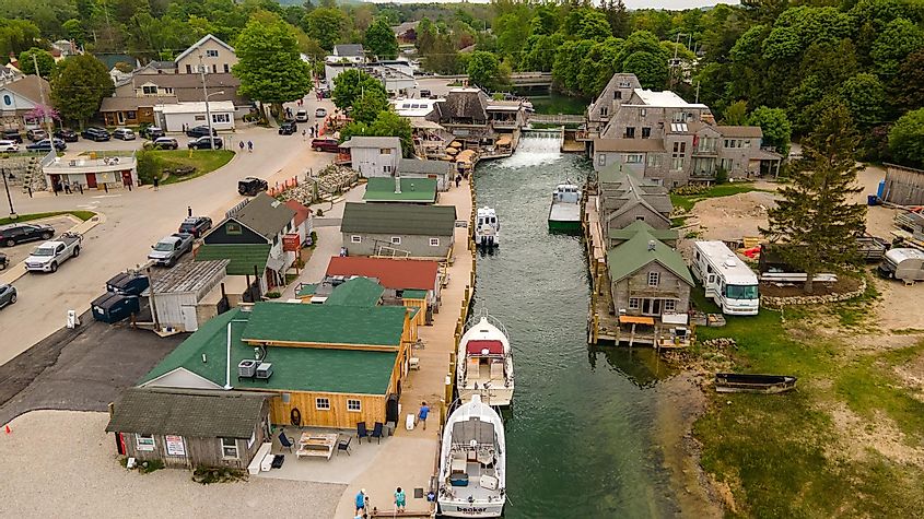 Leland, a quaint fishing community in Michigan.