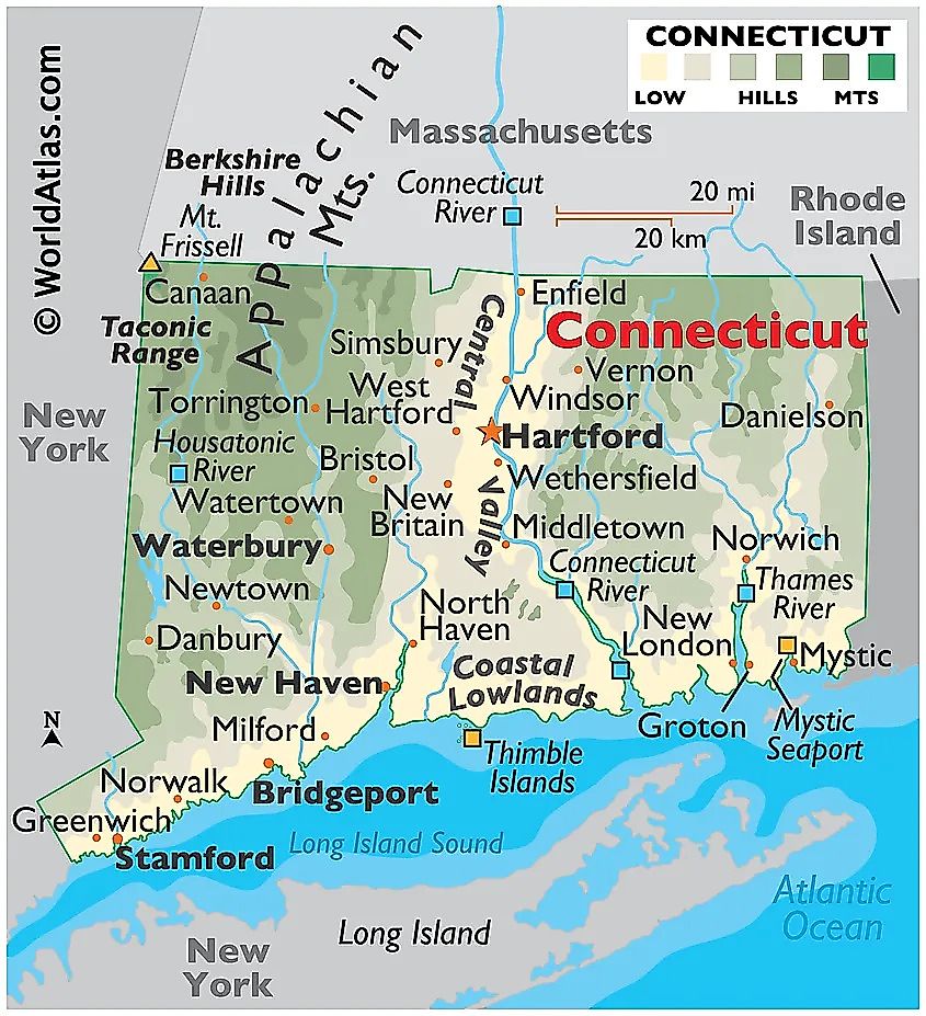 Connecticut Map