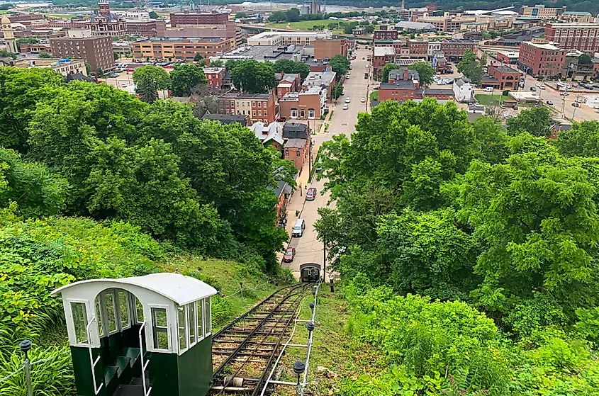 a small Railway in Dubuque, Iowa 