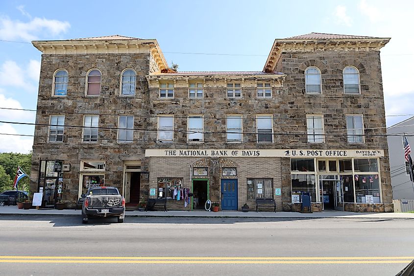 National bank of Davis in Davis, West Virginia