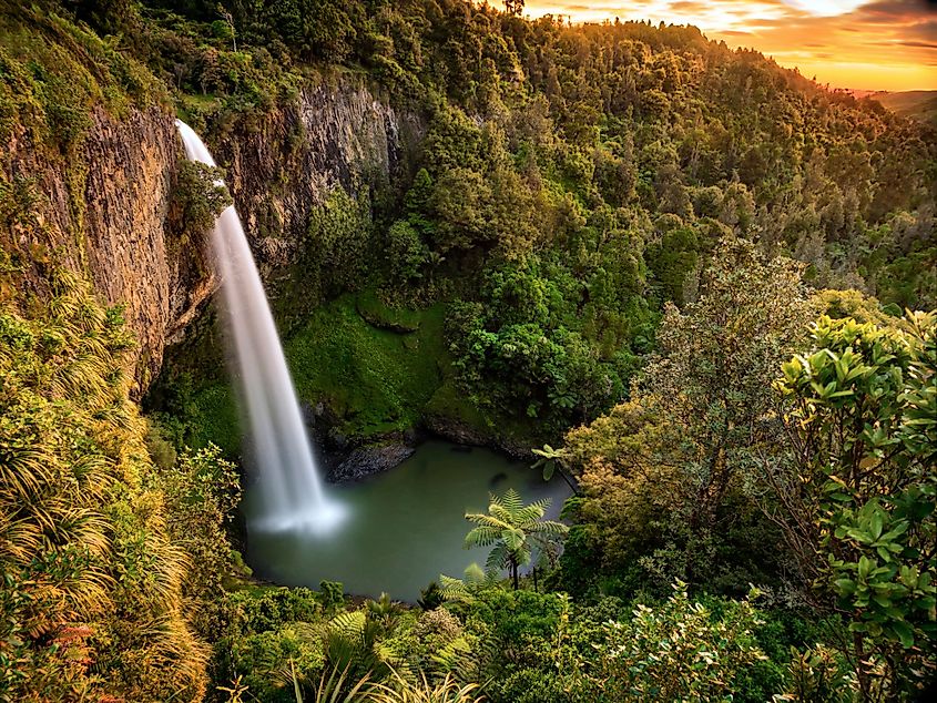 Bridal Veil Falls, Raglan, New Zealand