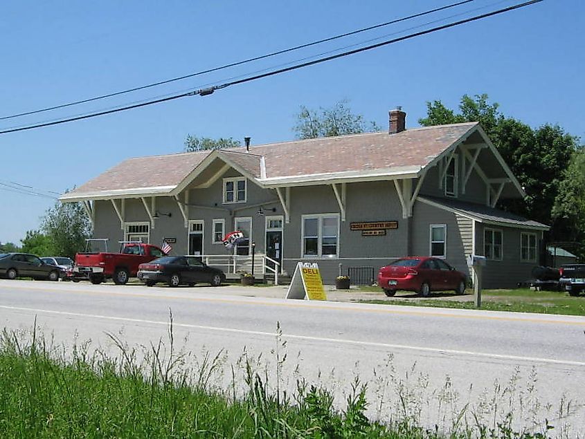 Amtrak station in Castleton, Vermont