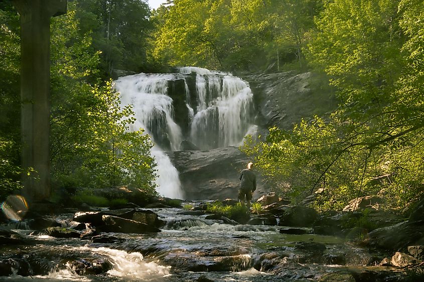 Bald River Falls in Tellico Plains, Tennessee.