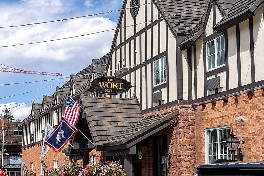The Historic Wort Hotel in Jackson Wyoming. 