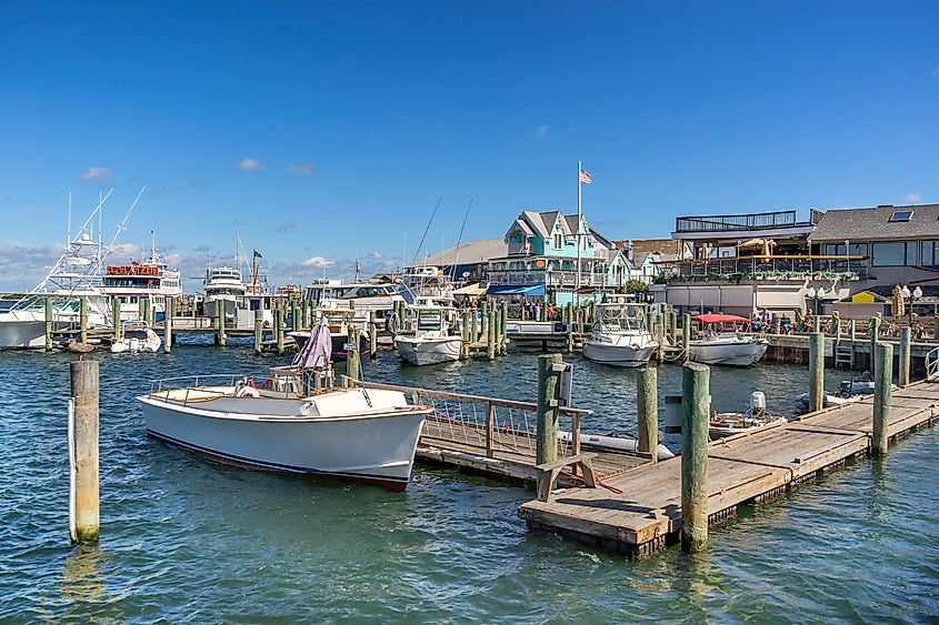 Boats in Oak Bluffs, Massachusetts